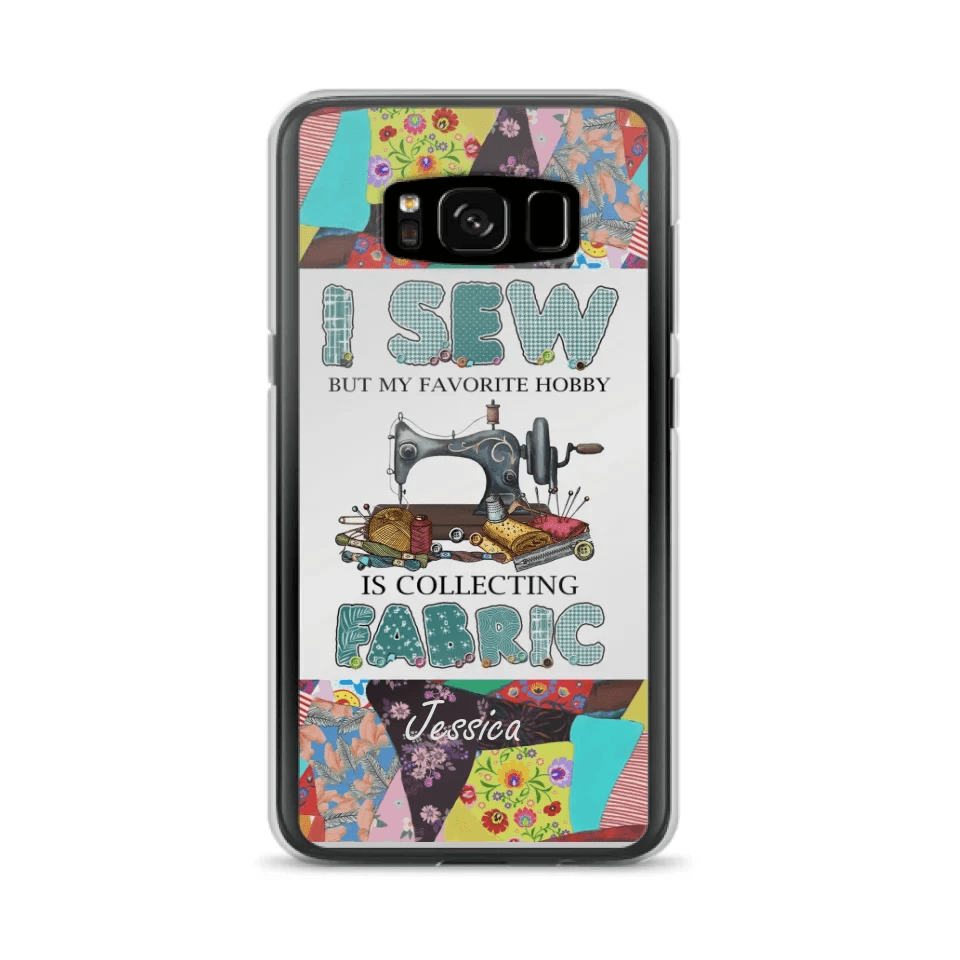 Custom Personalized Sewing Machine Phone Case - Gift Idea For Sewing Lovers - Case For iPhone, Samsung and Xiaomi - 8WU8I3