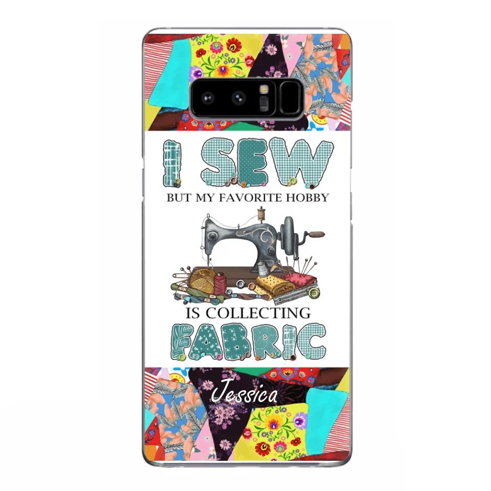 Custom Personalized Sewing Machine Phone Case - Gift Idea For Sewing Lovers - Case For iPhone, Samsung and Xiaomi - 8WU8I3