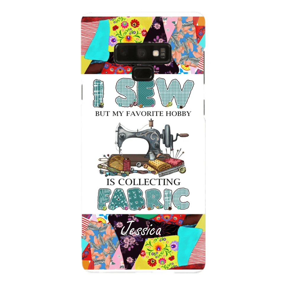 Custom Personalized Sewing Machine Phone Case - Gift Idea For Sewing Lovers - Case For iPhone, Samsung and Xiaomi - 8WU8I3