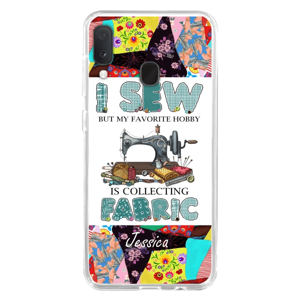 Custom Personalized Sewing Machine Phone Case - Gift Idea For Sewing Lovers - Case For iPhone, Samsung and Xiaomi - 8WU8I3