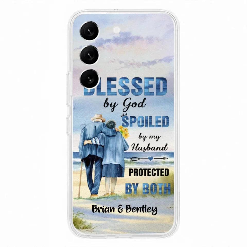 Custom Personalized Old Couple Phone Case - Best Gift Idea For Grandparents - Case For iPhone, Samsung and Xiaomi