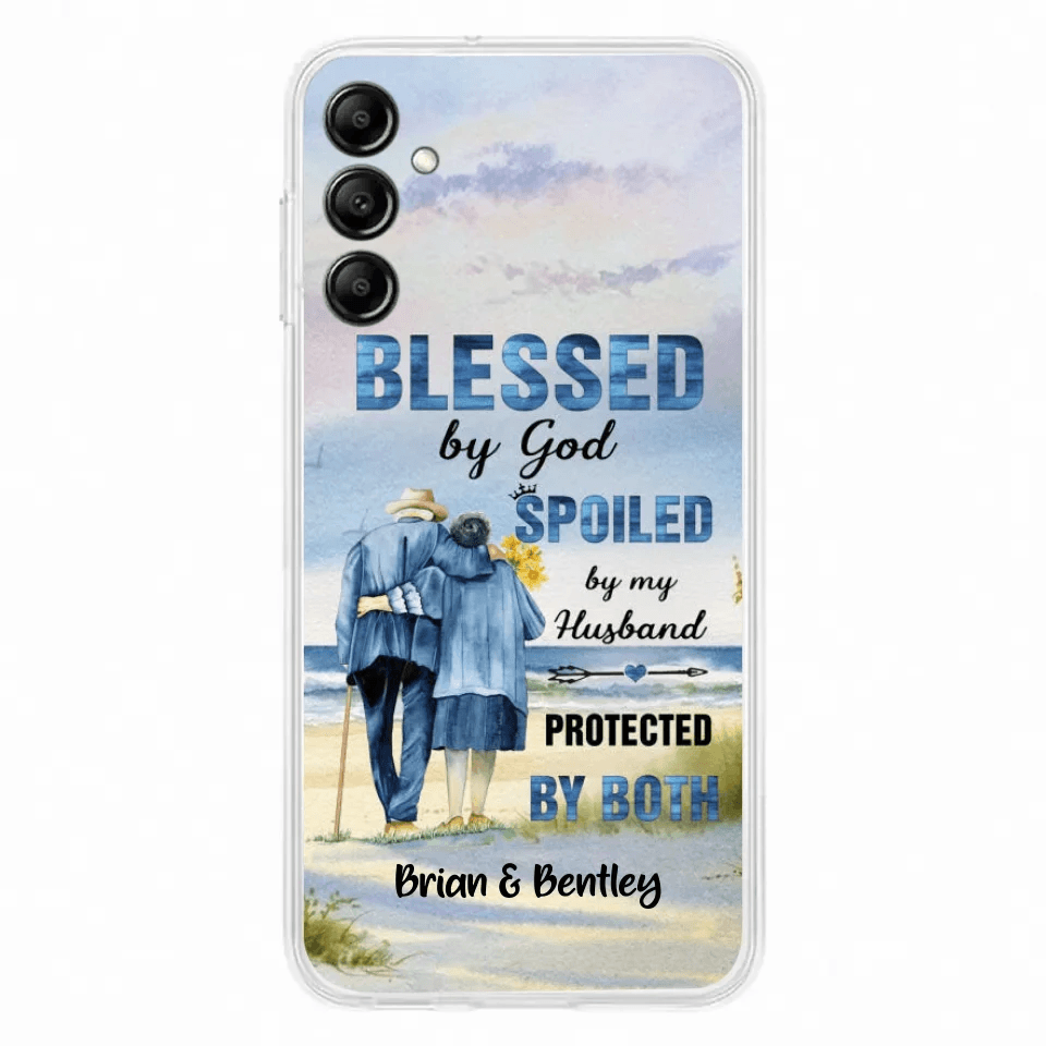 Custom Personalized Old Couple Phone Case - Best Gift Idea For Grandparents - Case For iPhone, Samsung and Xiaomi