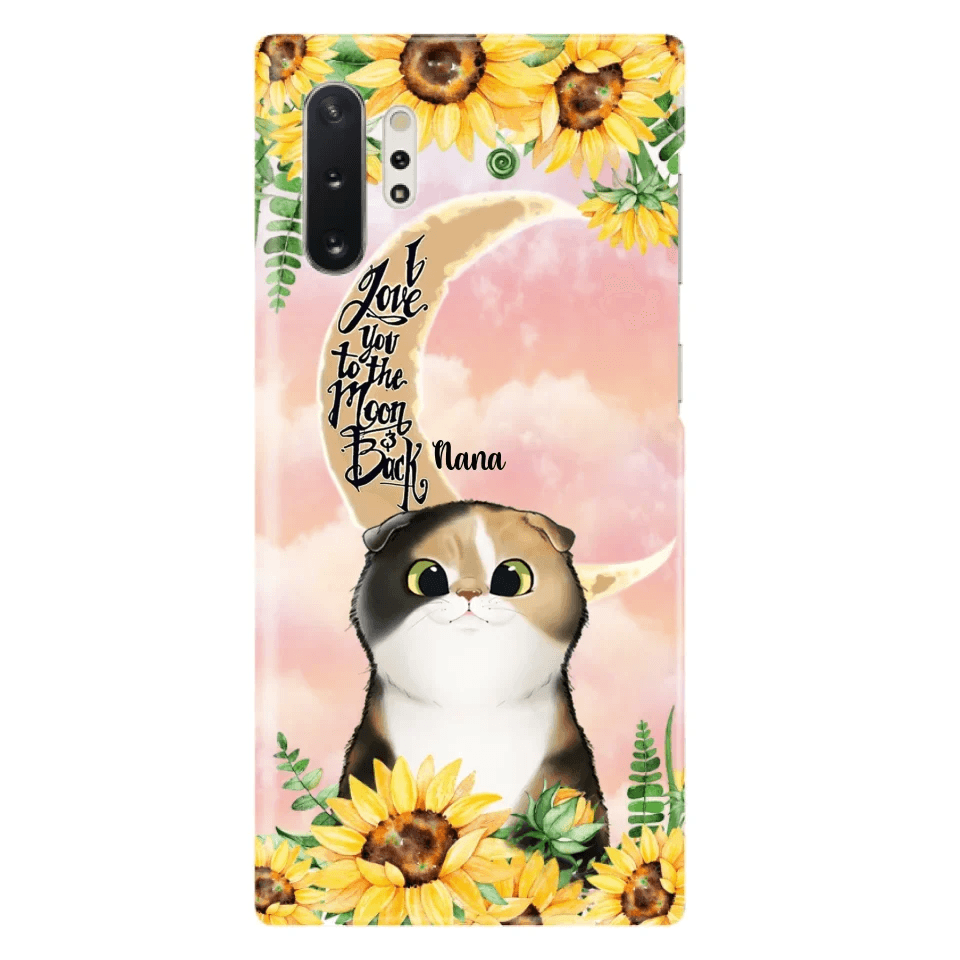Custom Personalized Cat Phone Case - Best Gift Idea For Cat Lovers With Upto 7 Cats - Case For iPhone, Samsung and Xiaomi