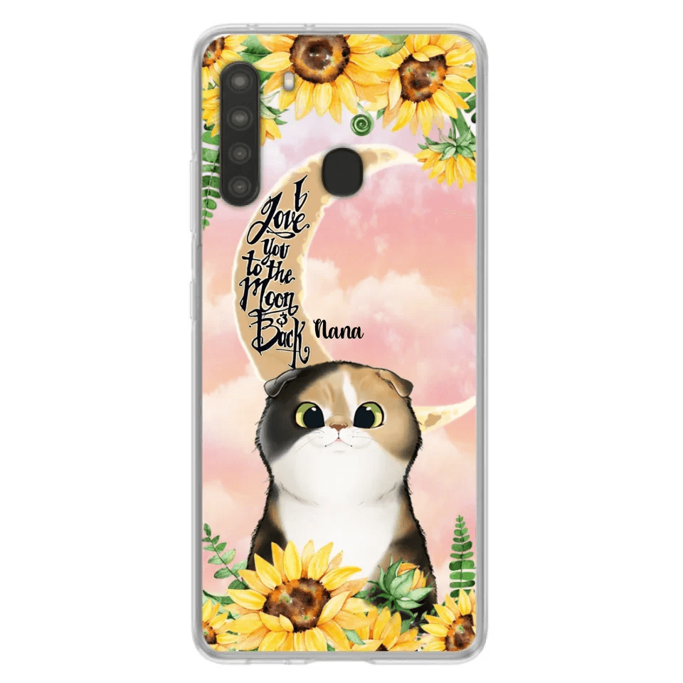 Custom Personalized Cat Phone Case - Best Gift Idea For Cat Lovers With Upto 7 Cats - Case For iPhone, Samsung and Xiaomi