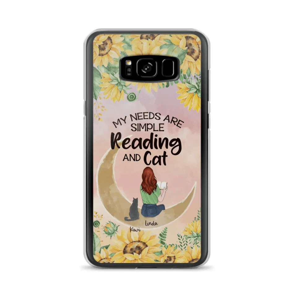 Custom Personalized Reading Dog/Cat Phone Case - Best Gift Idea For Dogs/Cats Lovers - Case For iPhone, Samsung and Xiaomi