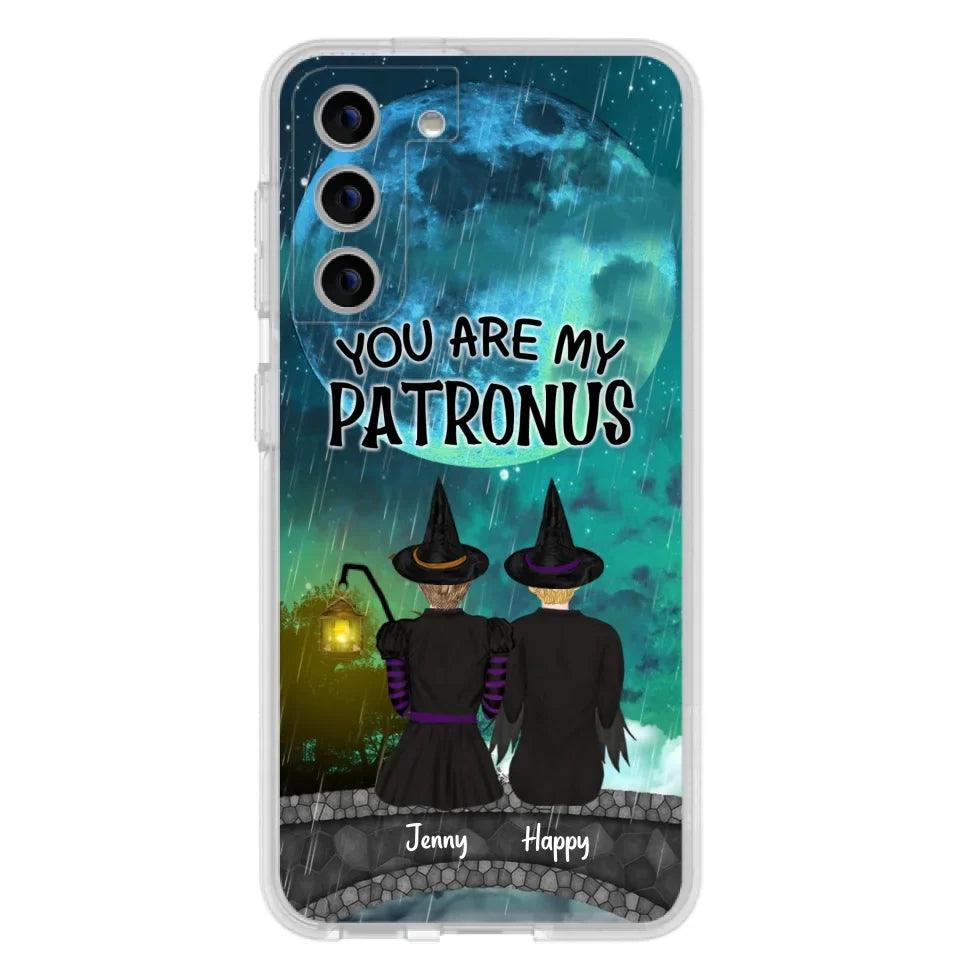 Personalized Witches Phone Case - Gift Idea For Best Friends with 2 Girls - You Are My Patronus