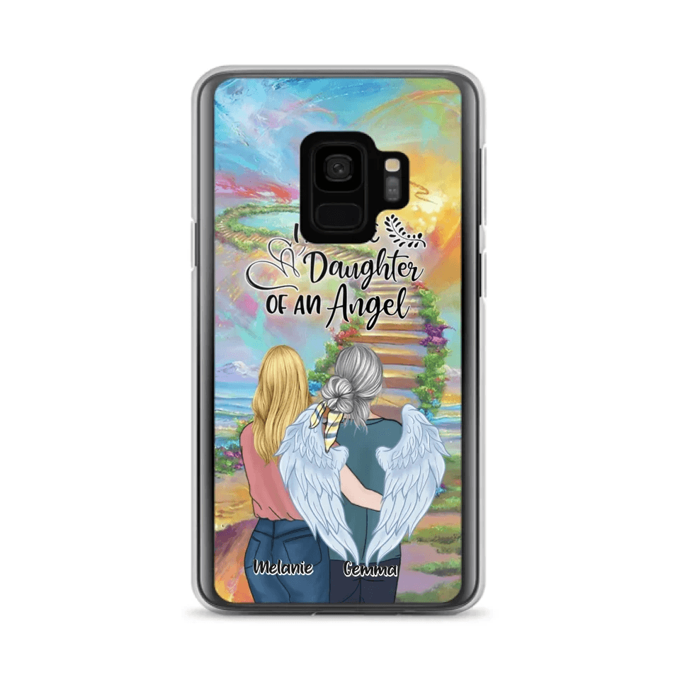 Custom Personalized Mom In The Heaven Phone Case - Mom And Daughter - Best Memorial Gift - Phone Case For iPhone And Samsung