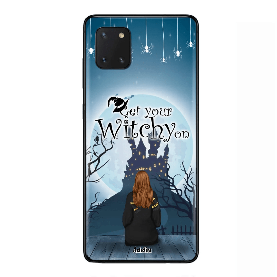 Custom Personalized Witch Phone Case - Upto 4 Witches - Best Gift For Friends - Get Your Witchy on - Case For iPhone And Samsung