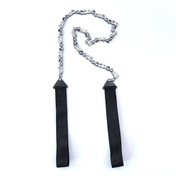 Outdoor hand zipper saw pocket chain saw garden tools 11/16/33 teeth 24 inch portable camping survival wire saw