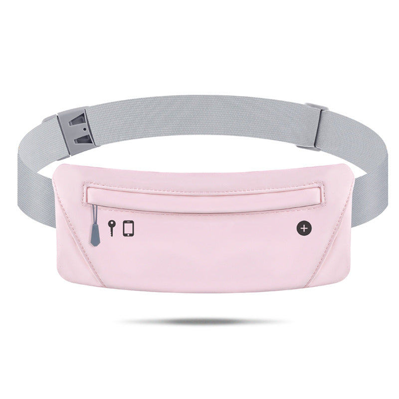 Sports chest waist bag dual-use men's and women's lightweight high-end super Pu crossbody bag outdoor internet famous running phone bag