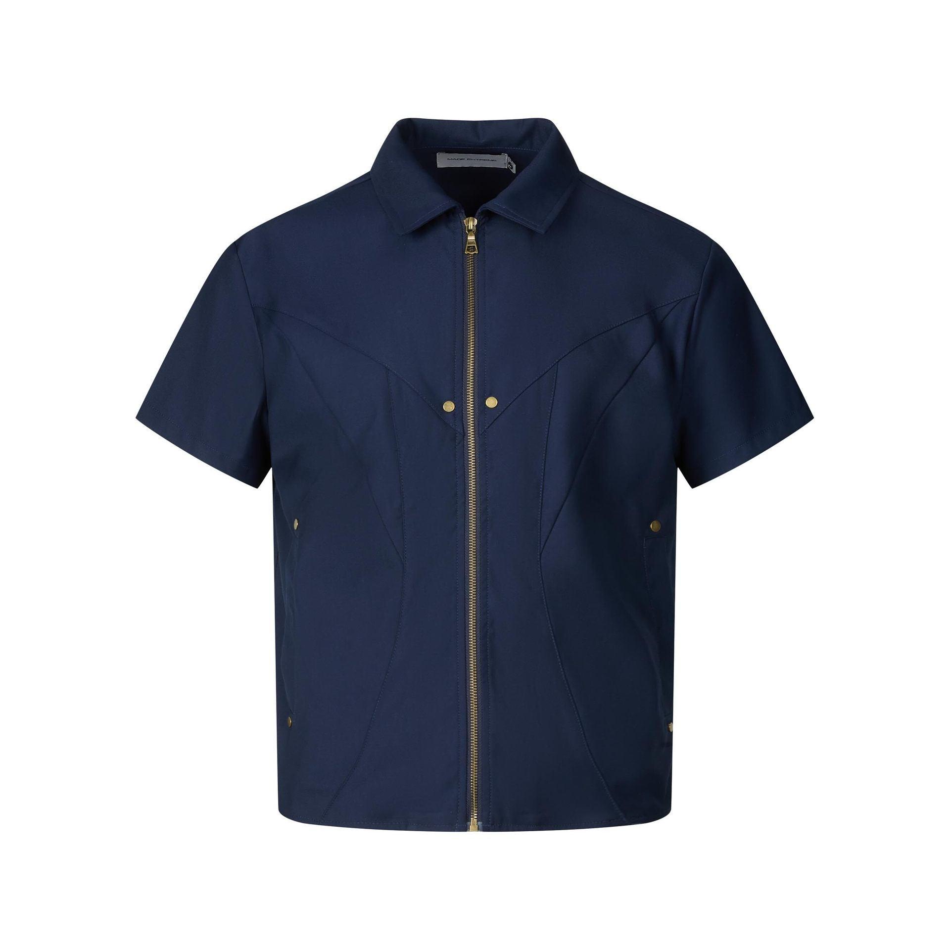 Short sleeved shirt men's loose shirt