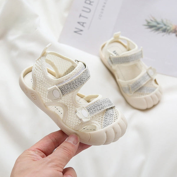 Brand Children's Cotton Sandals Comfortable Men's and Women's Slippers Delicate Baby Garden Shoes Beach Shoes Little Girl Shoes