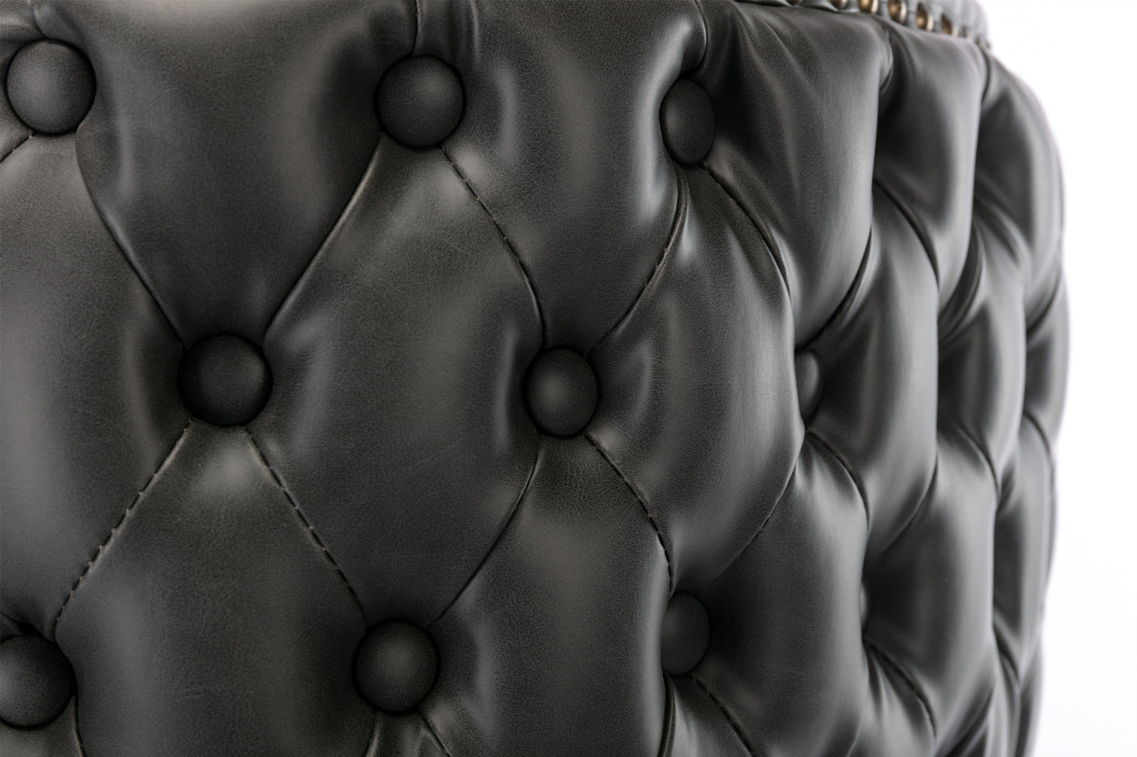 Set of 2 Modern PU Upholstered Swivel Barstools BLAKHOM