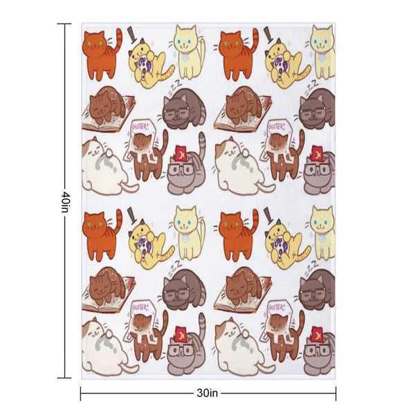 Kitty Falls Lightweight Throw Blanket