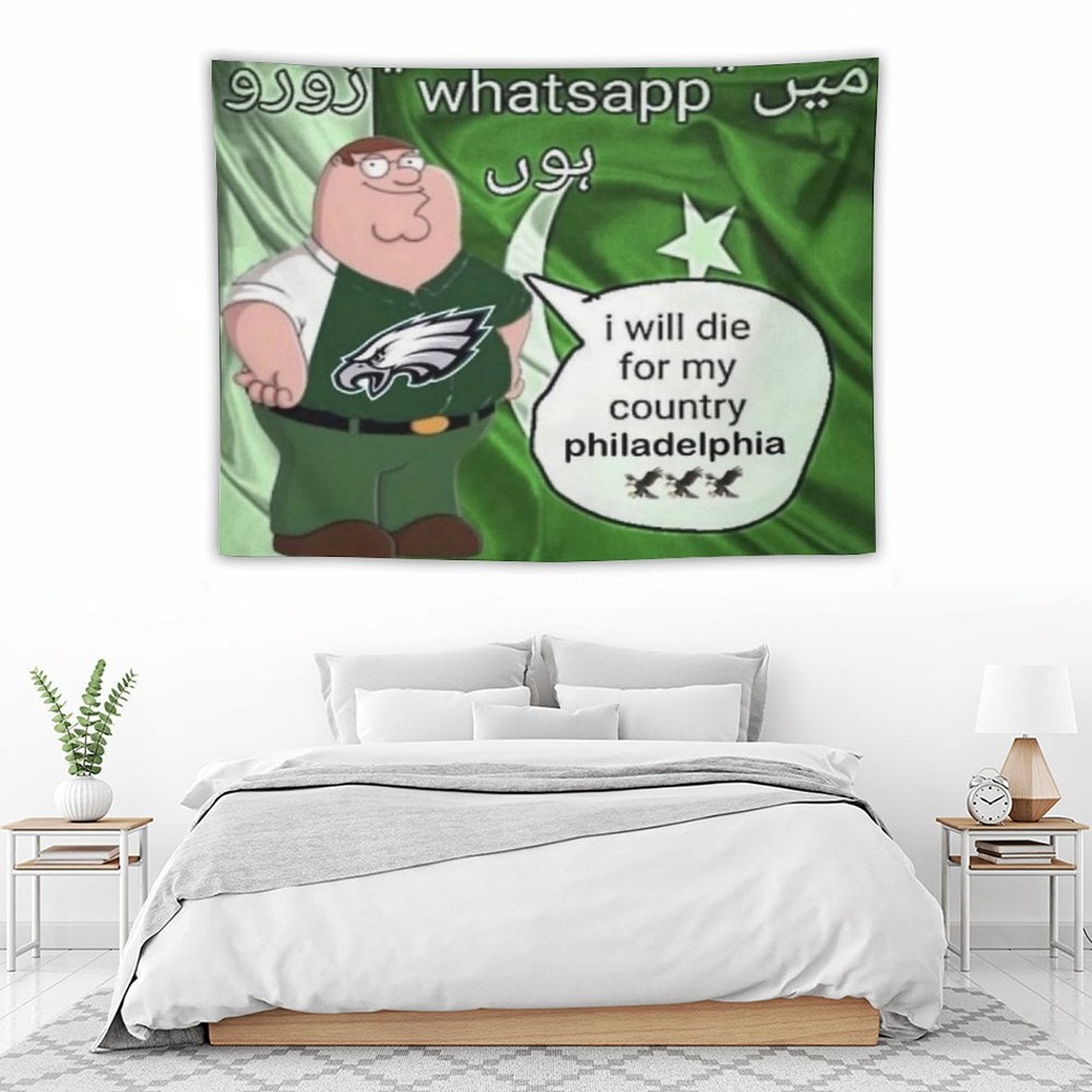 I Will Die For My Country Philadelphia Eagles Tapestry BionZax