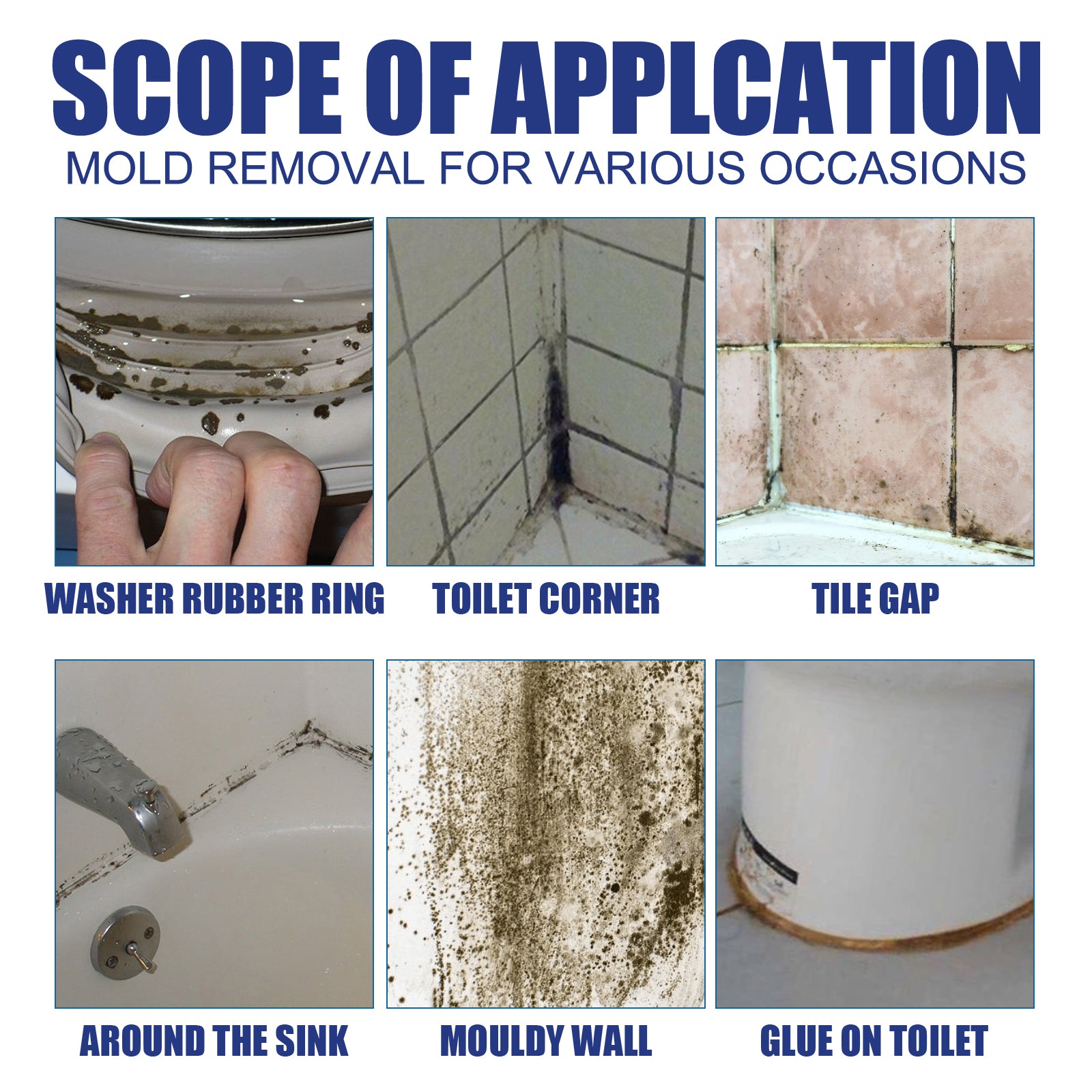 Mildew Remover, Wall Toilet Wash Basin Mildew Removal Spray