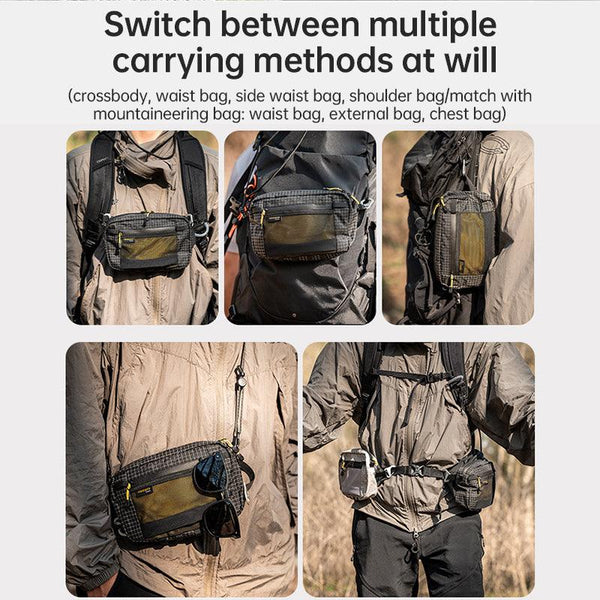 Hikeman - UHMWPE Outdoor Waist Pack for Hiking/Camping/Cycling, Phone & Gear Storage