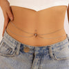 Thin chain belly button waist decoration body chain double-layer metal wind versatile waist chain