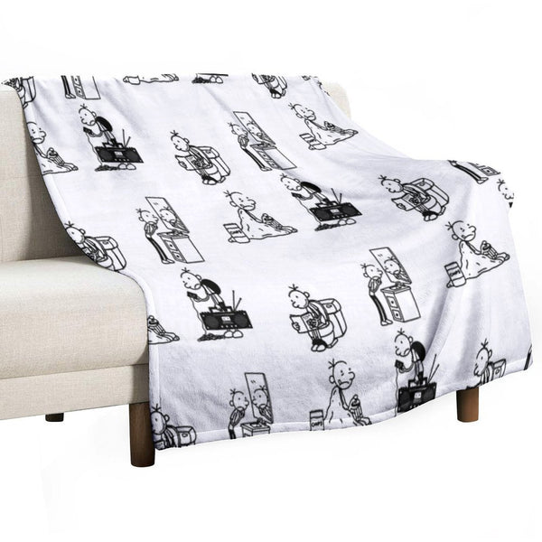 Wimpy Kid 4 States of Greg Heffley Durable Throw Blanket