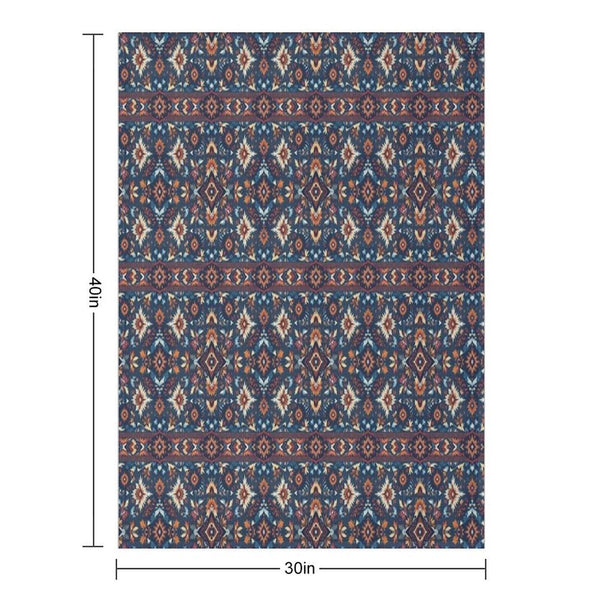 American Indian Fabric Throw Blanket