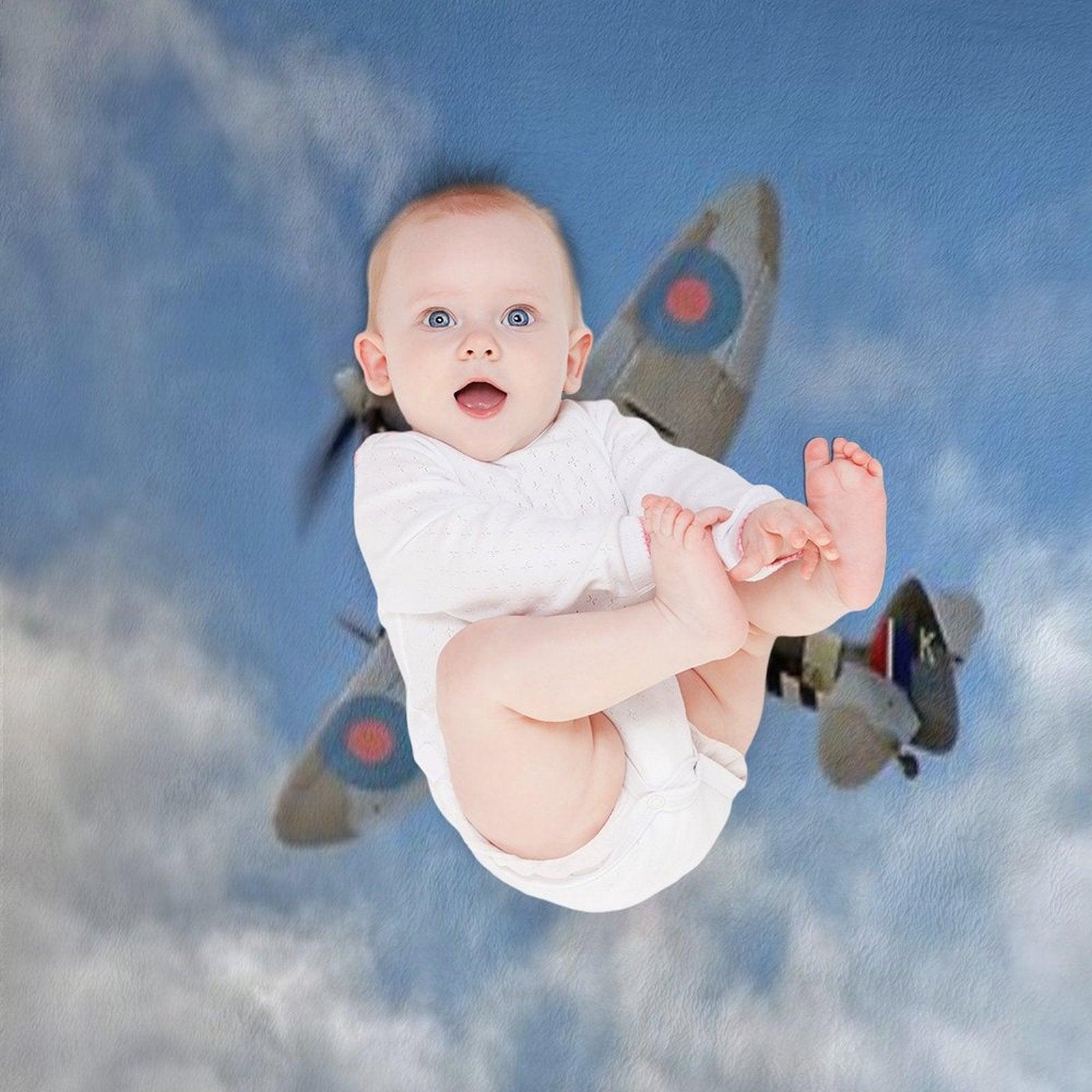 Spitfire LF IX 126 Squadron Throw Blanket