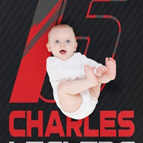 Charles Leclerc 16 V3 Compact Throw Blanket