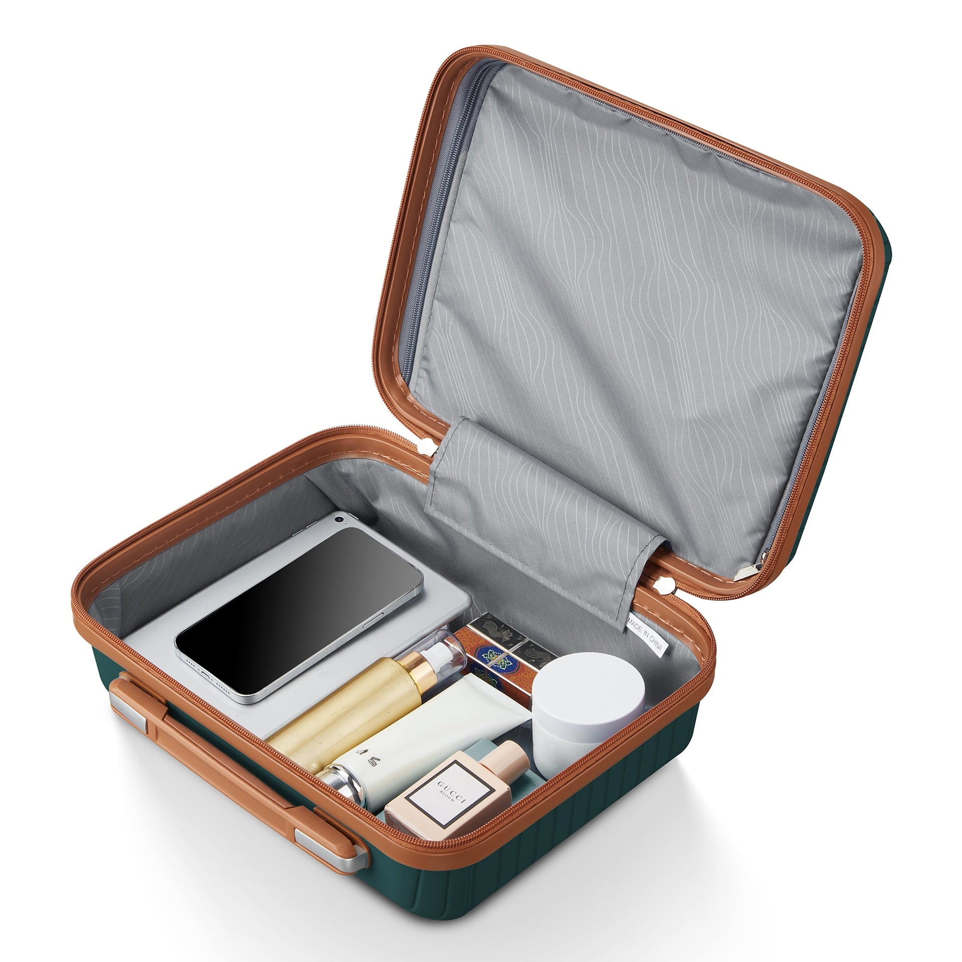 Luggage set of 4 pieces (14/20/24/28) with 4 360 degree silent rotating wheels made of PP material and durable TSA lock