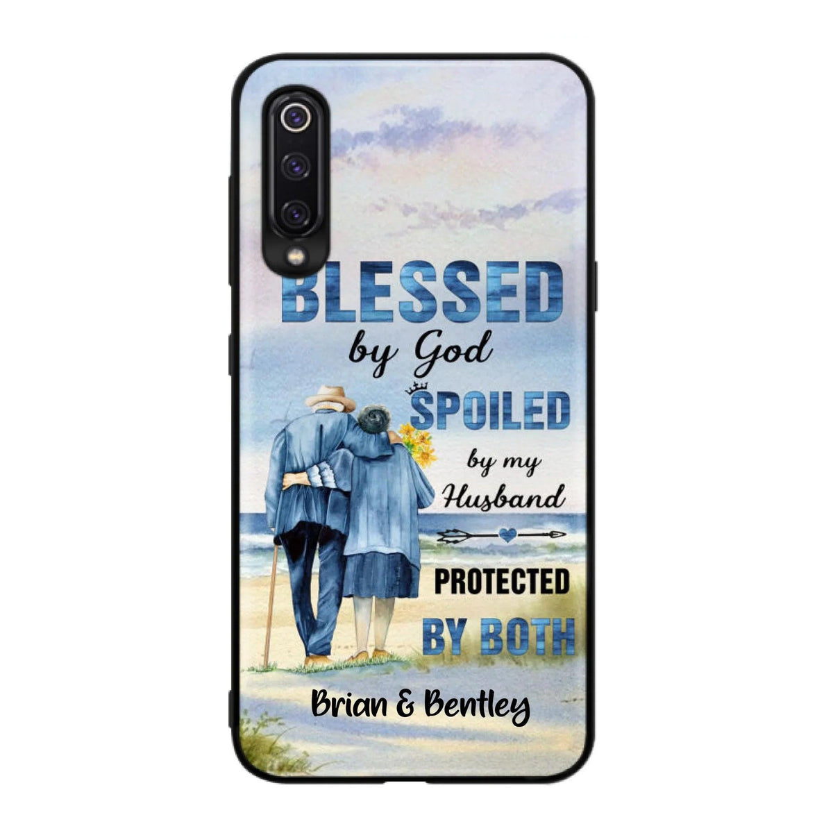 Custom Personalized Old Couple Phone Case - Best Gift Idea For Grandparents - Case For iPhone, Samsung and Xiaomi