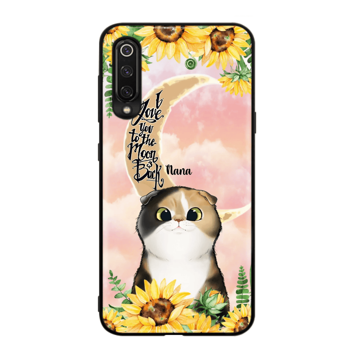 Custom Personalized Cat Phone Case - Best Gift Idea For Cat Lovers With Upto 7 Cats - Case For iPhone, Samsung and Xiaomi