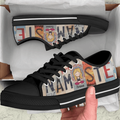 Personalized Namaste Yoga Sneakers - Best Gift For Yoga Lovers - 80NV4E
