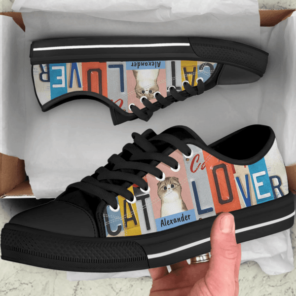 Personalized Cat Lover Sneakers - Gift Idea For Cat Lover - HPX4KX