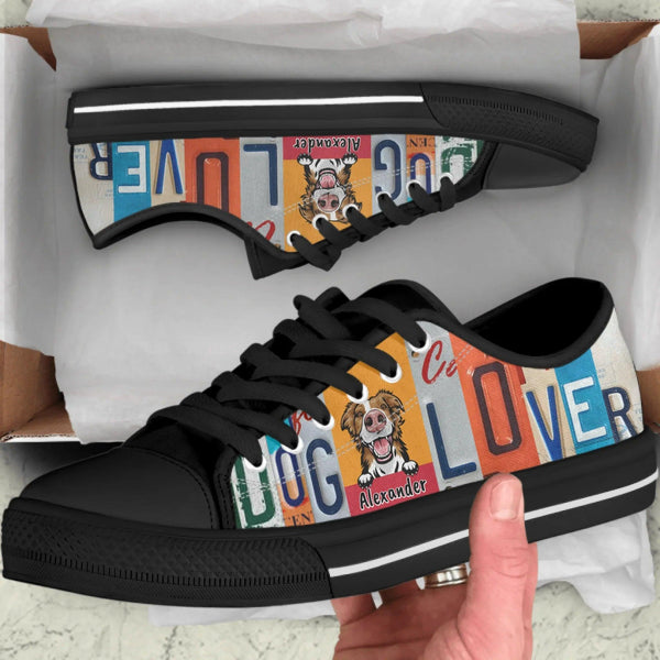 Personalized Dog Lover Sneakers - Gift Idea For Dog Lover - A13BAR