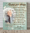 Custom Personalized Remembrance Canvas - Missing You Always - GTWDM6 - Vertical Canvas / White / 8x12 inches