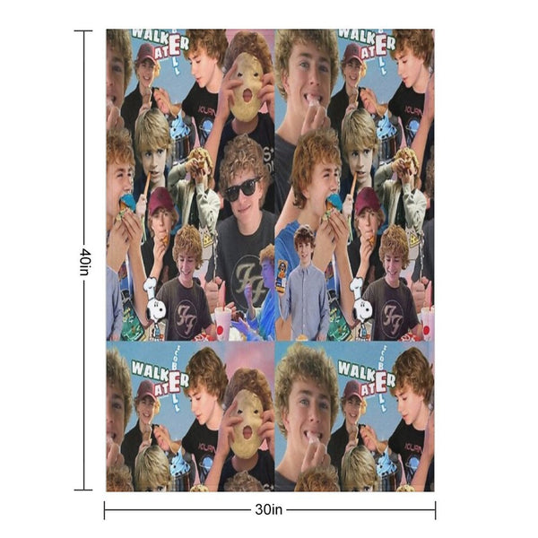 Percy Jackson Walker Scobell Aesthetic Versatility Throw Blanket