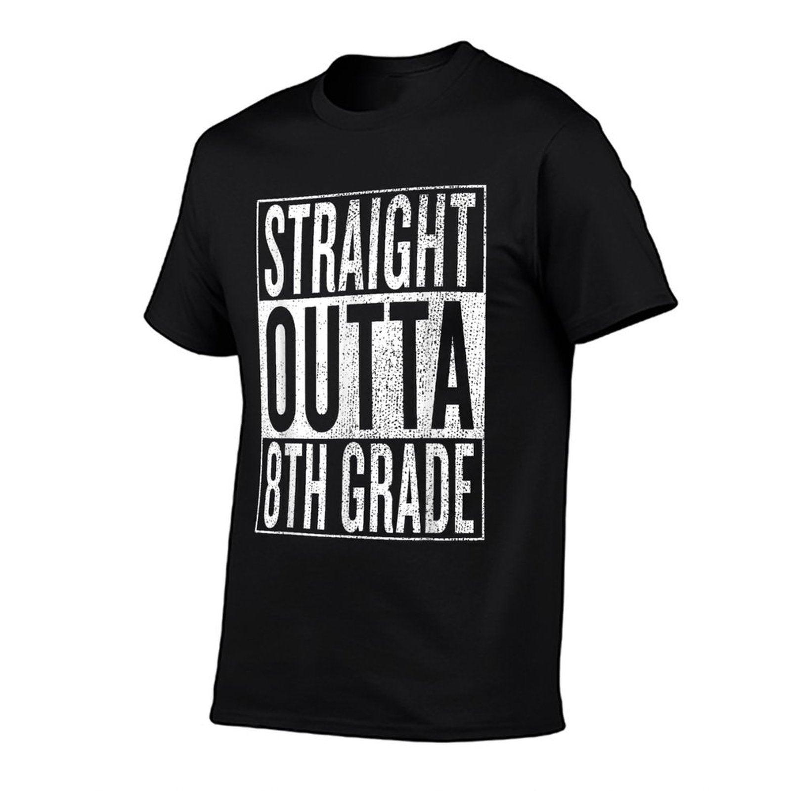 Straight Outta 8th Grade Great Graduation Gift Shirt T-Shirt