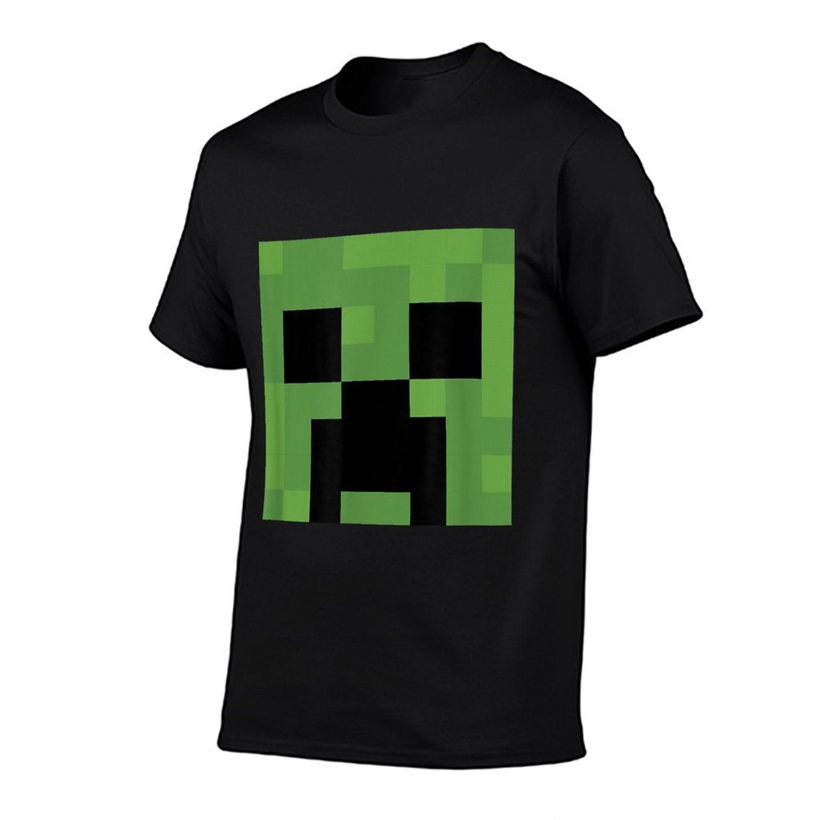 Minecraft Creeper Big Face  Polyester Blend T-Shirt