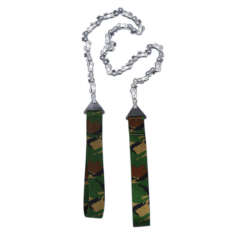 Outdoor hand zipper saw pocket chain saw garden tools 11/16/33 teeth 24 inch portable camping survival wire saw