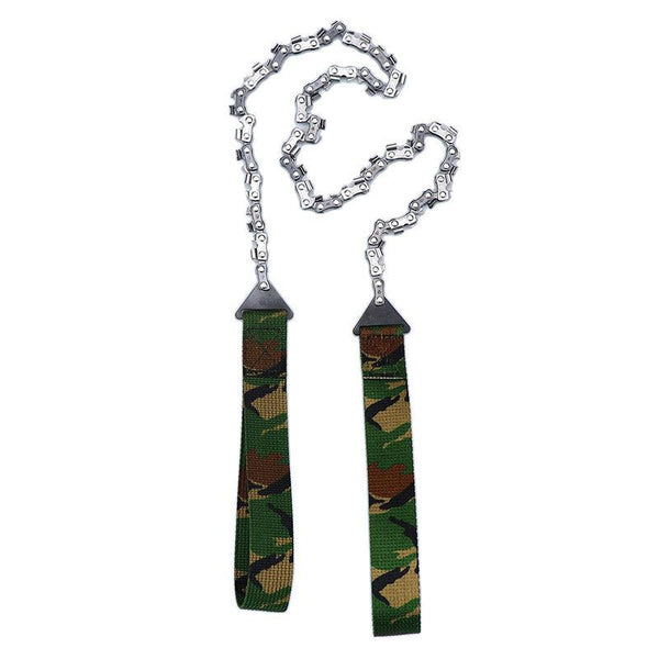 Outdoor hand zipper saw pocket chain saw garden tools 11/16/33 teeth 24 inch portable camping survival wire saw
