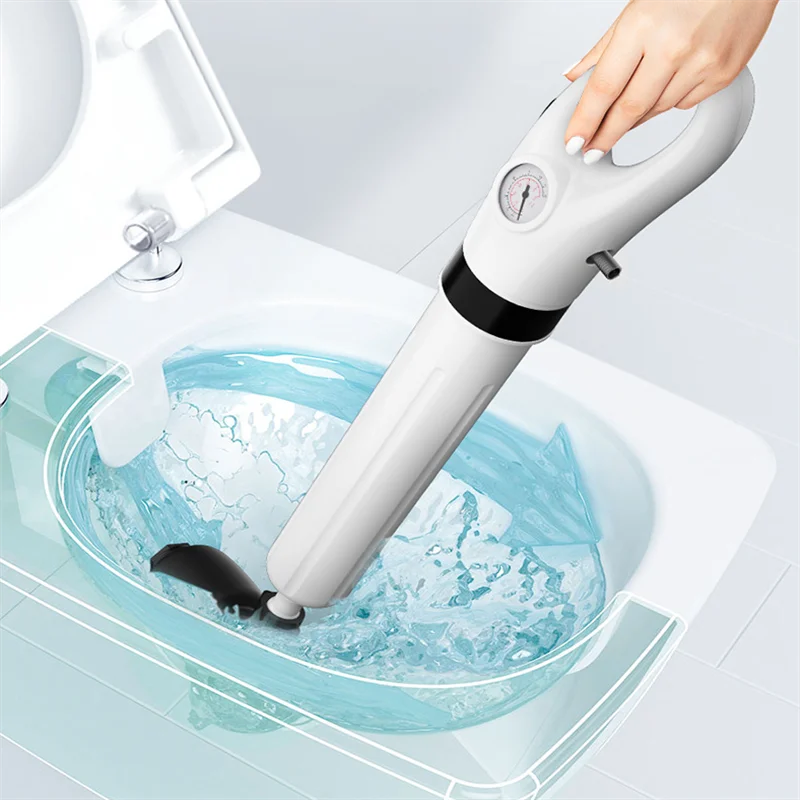 Toilet Dredge Sewer Household Artifact WC Pipeline Blockage Tool Suction High Pressure Pneumatic Pipe Dredger Unblocker