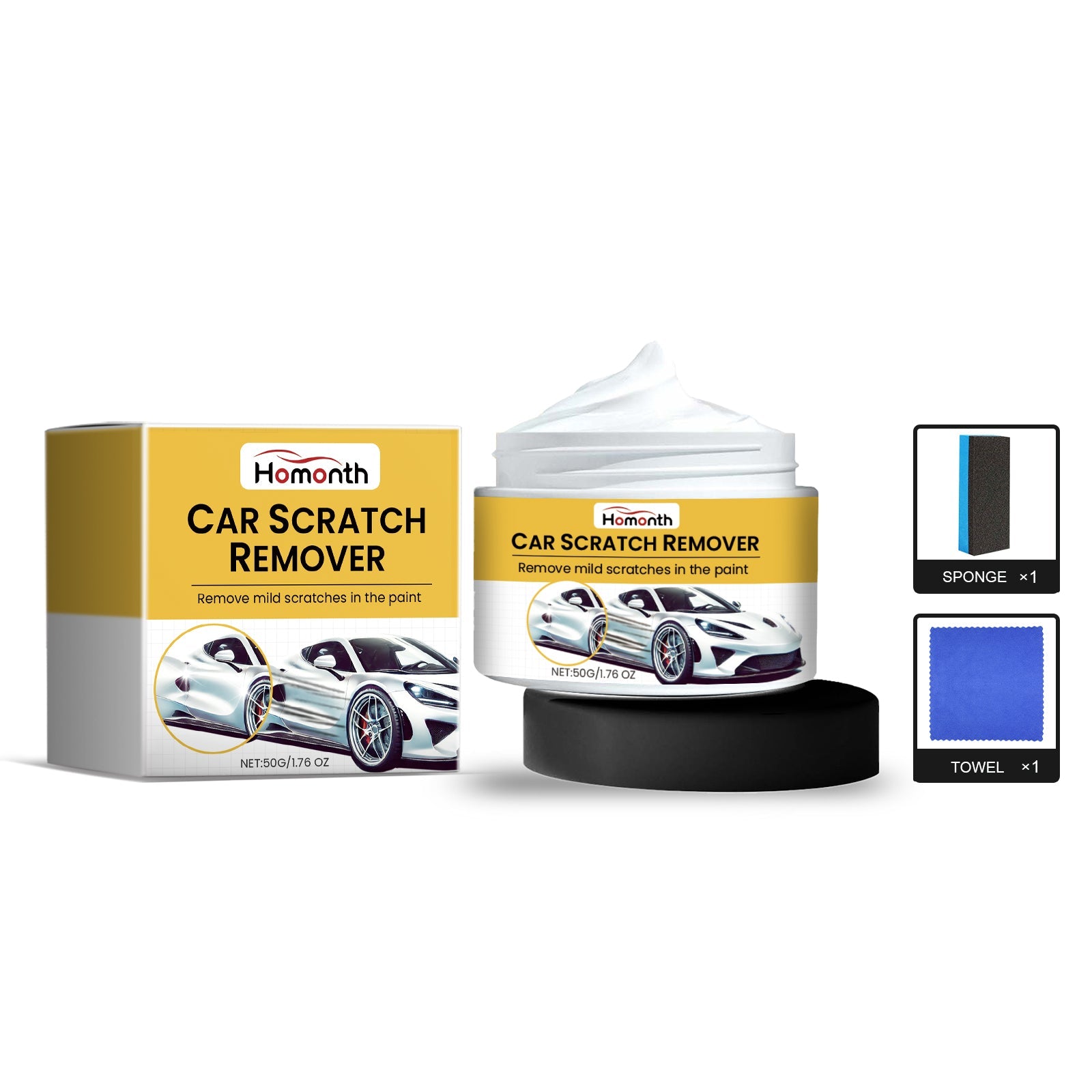 Car Scratch Repair Cream Car Paint Scratch Cream Cleaning And Maintenance Coating Car Paint Coating Agent