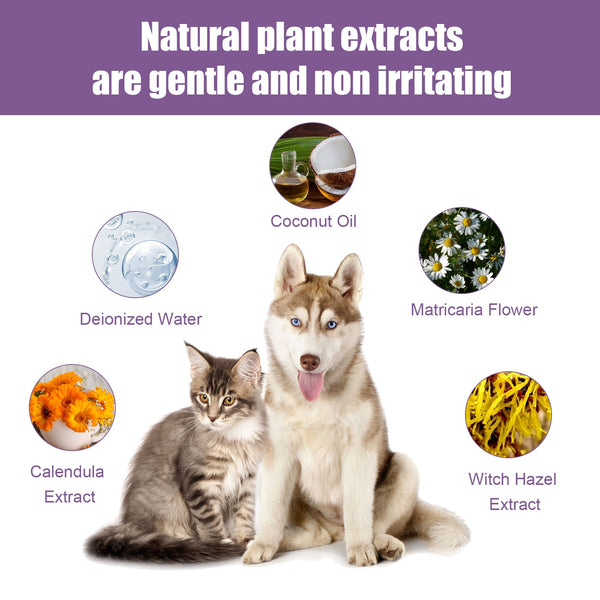 Pet Ear Cleaner, Cats And Dogs Relieves Ear Canal Odors Cleaning Earwax Ear Wash Drops