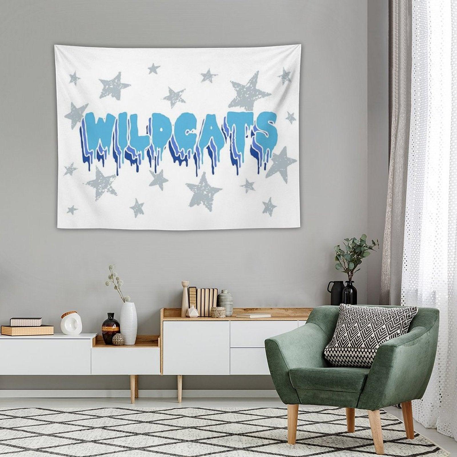 Wildcats Drip Tapestry