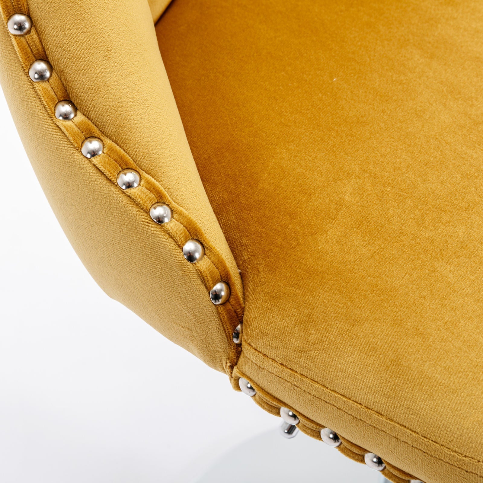 Modern Swivel Velvet Adjustable Height Upholstered Tufted Bar Stools with Backs