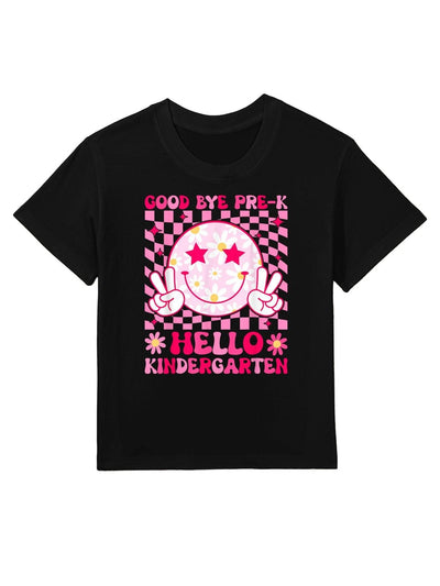 Goodbye PreK Hello Kindergarten Last Day of Pre K Graduation Kids T-Shirt