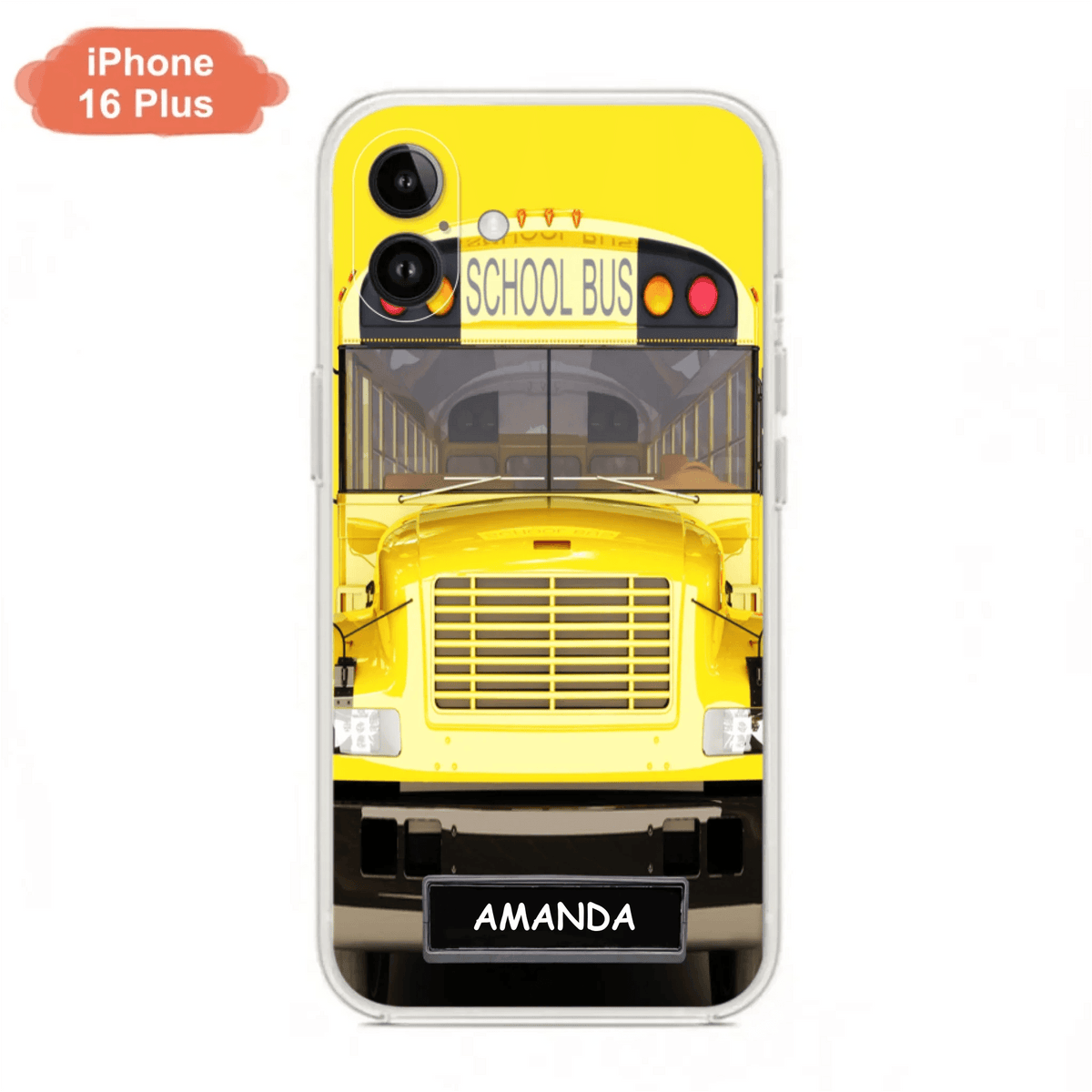 Personalized School Bus Phone Case - Gift Idea For School Bus Lovers - Case For iPhone, Samsung and Xiaomi