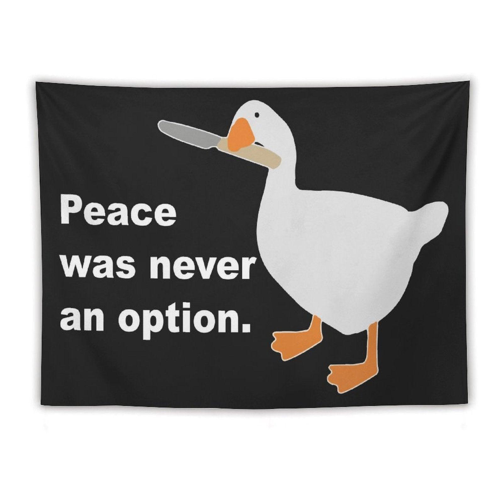 Peace Was Never An Option Tapestry