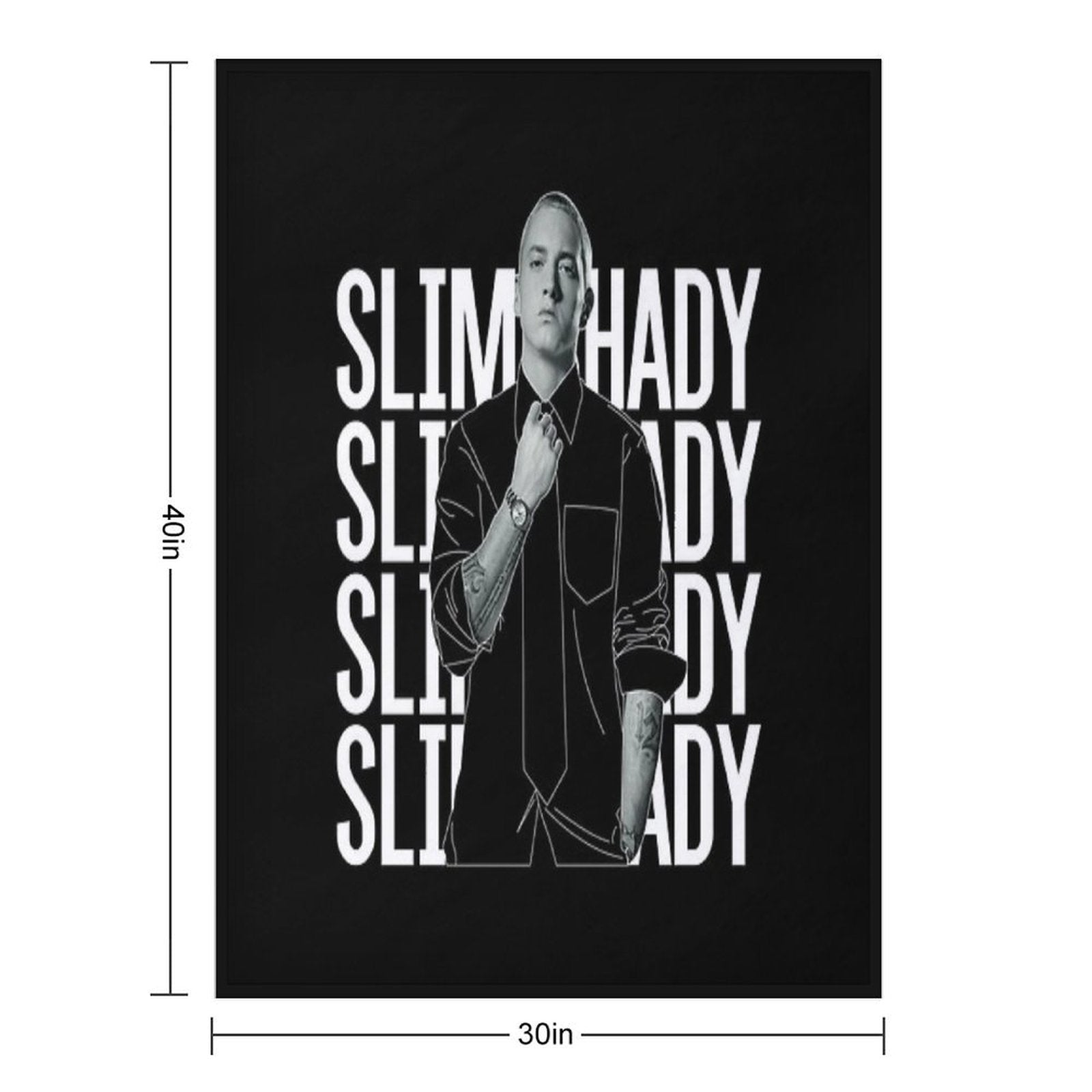 Slim Shady Durable Throw Blanket