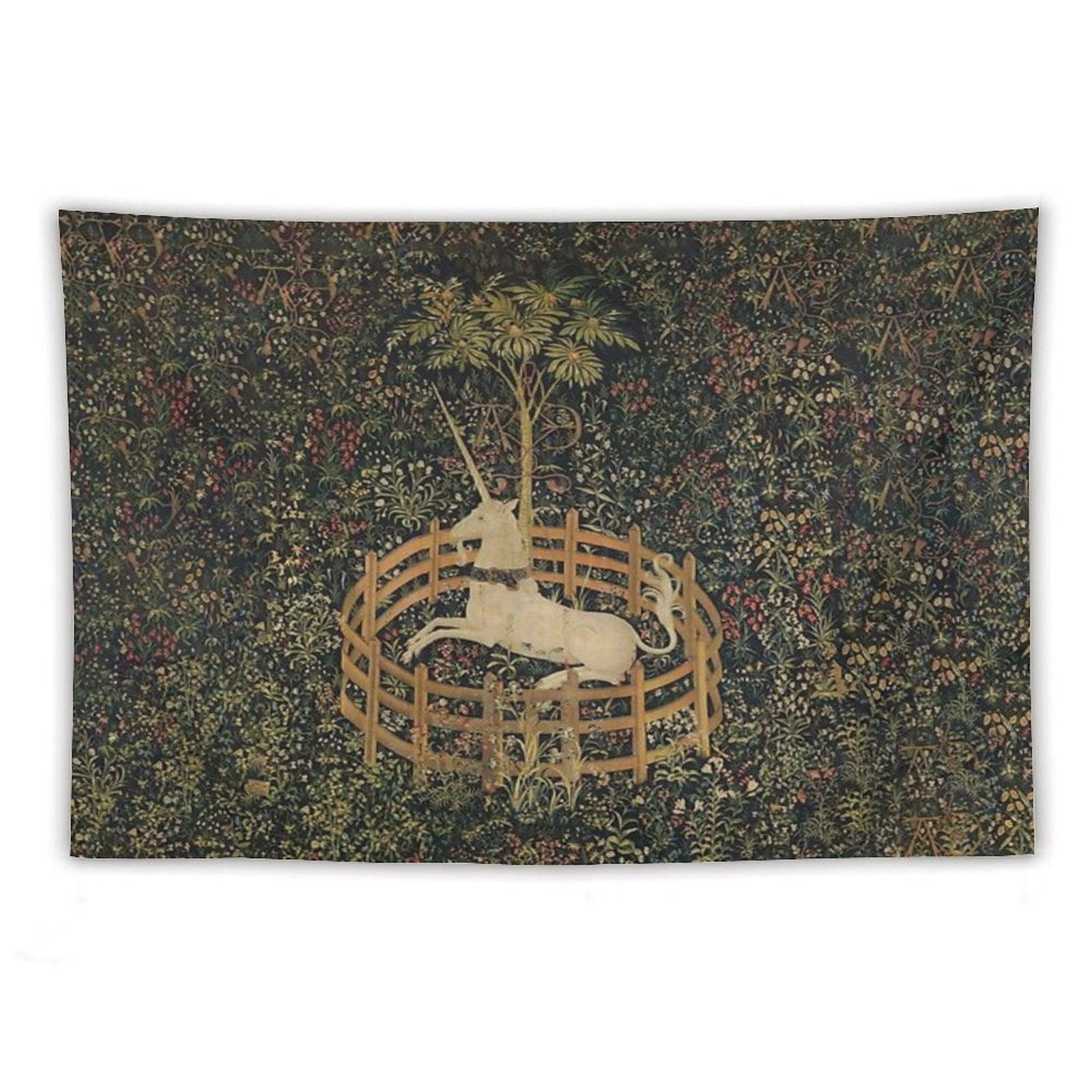 The Unicorn Tapestry (The Unicorn Is in Captivity And No Longer Dead) Tapestry