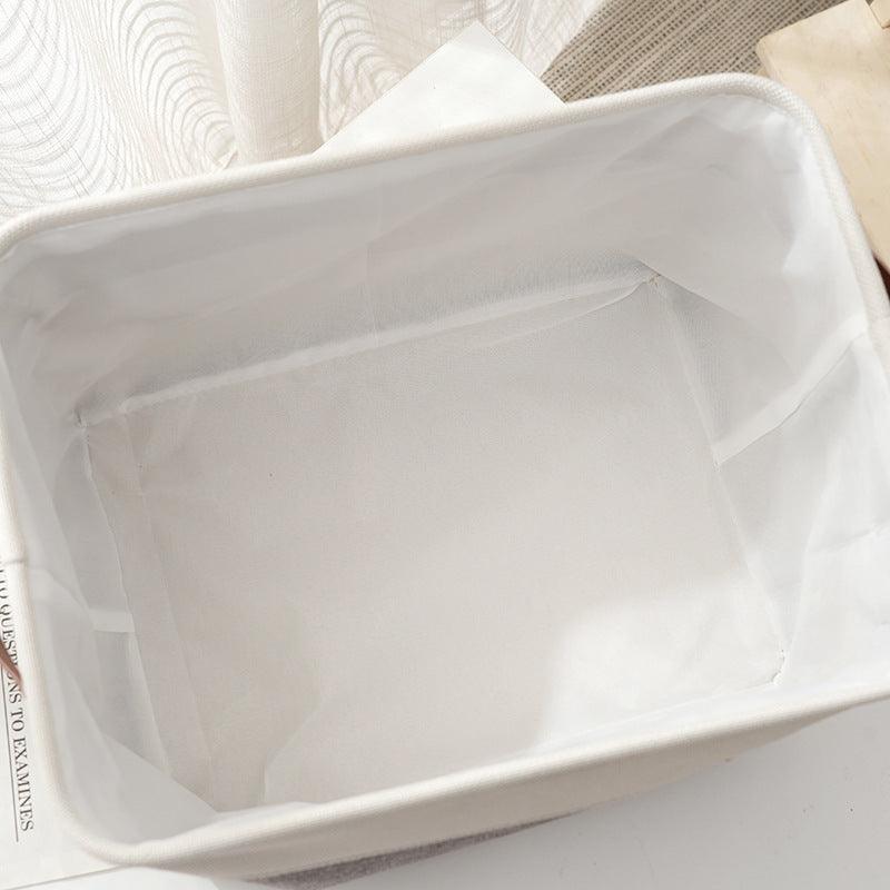 Thickened foldable portable clothing storage basket books snacks toys cosmetics storage box