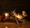 Candle Holder-Birch with Birds 3 Piece